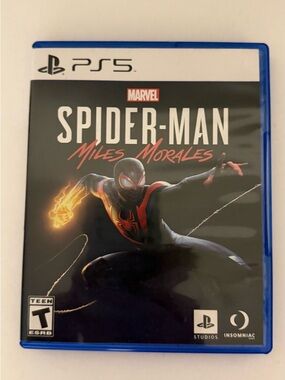 Sony PS5 Spider-Man: Miles Morales – Black & Blue Cover